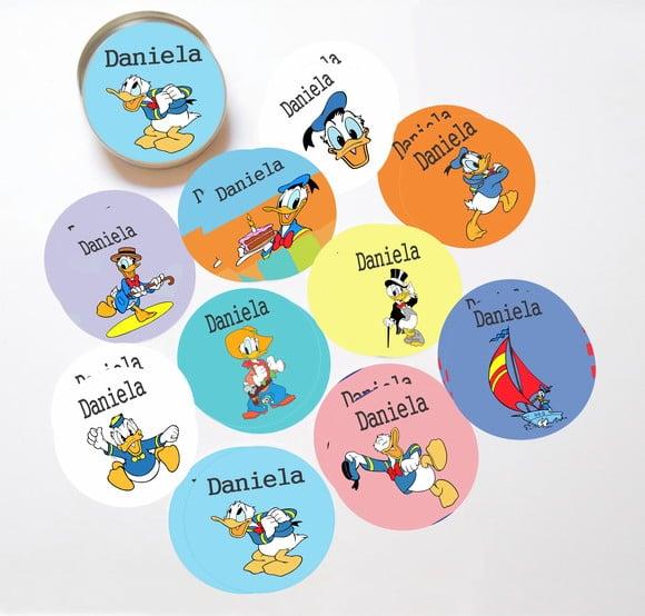 Latinha + Jogos da Memória-pato Donald