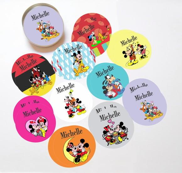 Latinha + Jogos da Memória-turma do Mickey