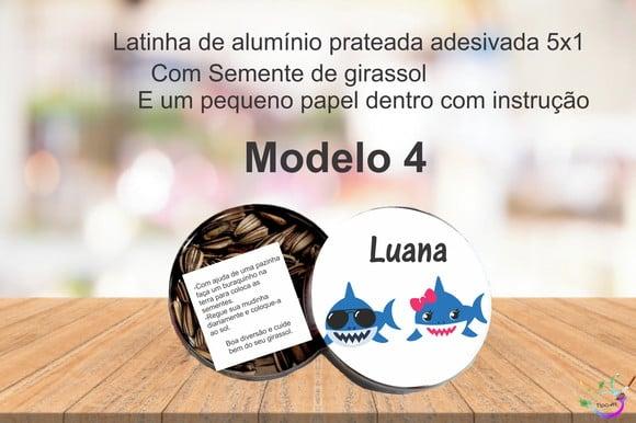 Latinha Semente Girassol-baby Shark