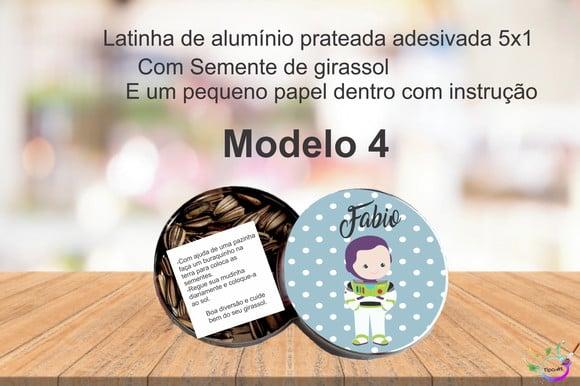 Latinha Semente Girassol-buzz Lightyear