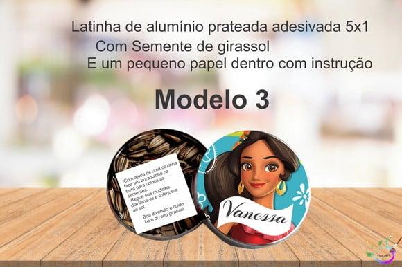 Latinha Semente Girassol-elena de Avalor
