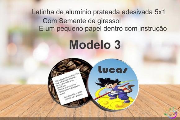 Latinha Semente Girassol-goku