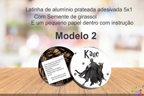 Latinha Semente Girassol-harry Potter-modelo 2