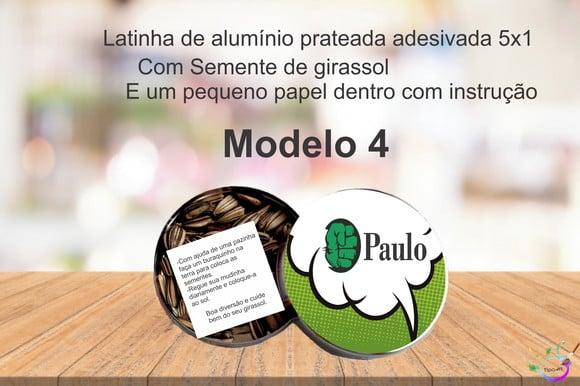 Latinha Semente Girassol-hulk