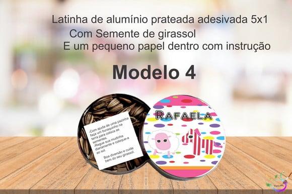 Latinha Semente Girassol-lalaloopsy