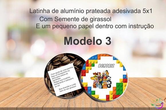 Latinha Semente Girassol-lego