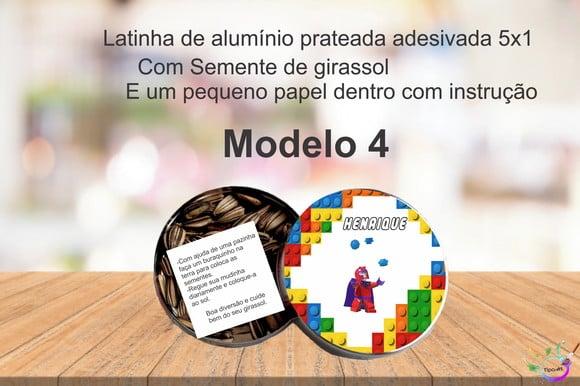 Latinha Semente Girassol-lego