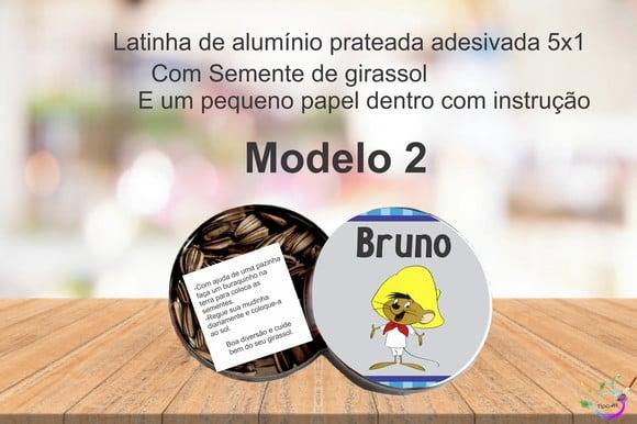 Latinha Semente Girassol-ligeirinho