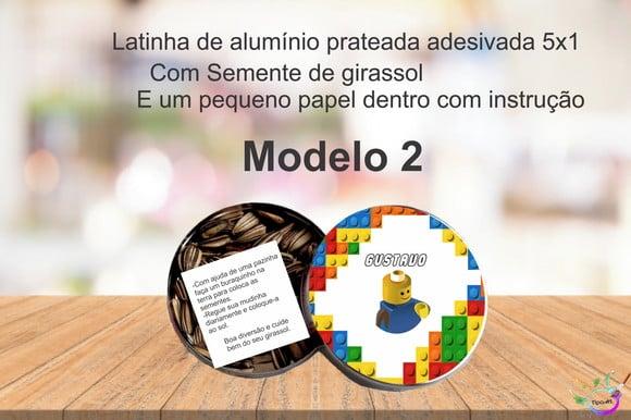 Latinha Semente Girassol-lego