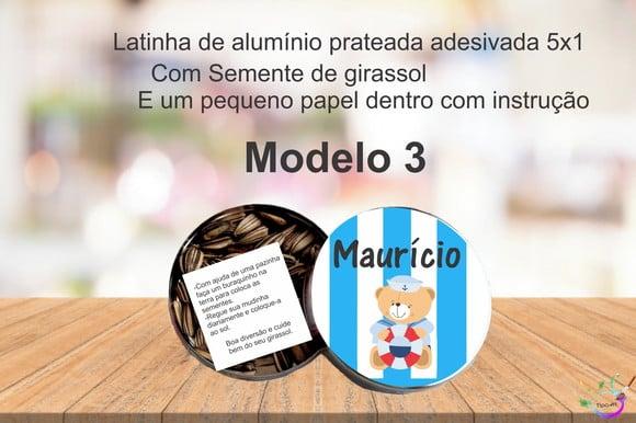 Latinha Semente Girassol-marinheiro