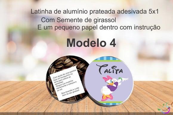 Latinha Semente Girassol-margarida