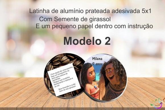 Latinha Semente Girassol-moana e Mauí
