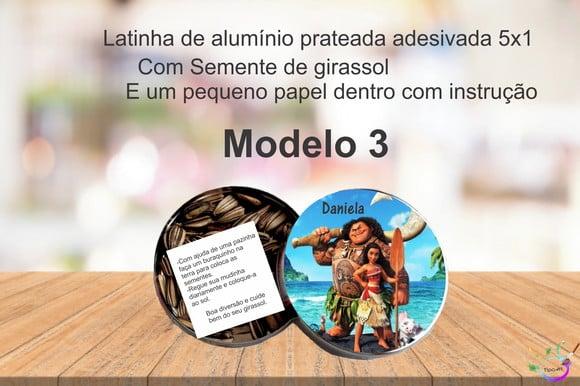Latinha Semente Girassol-moana e Mauí