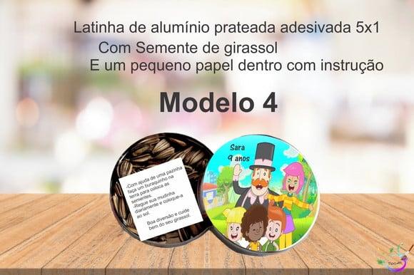 Latinha Semente Girassol-mundo Bita