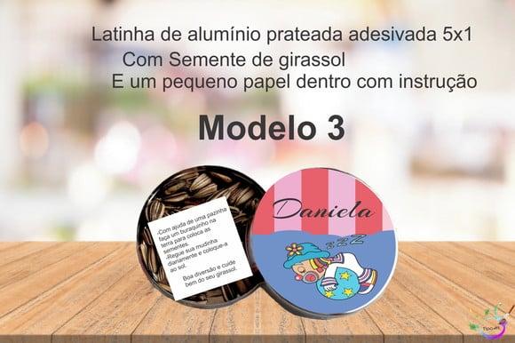Latinha Semente Girassol-patatí Patatá