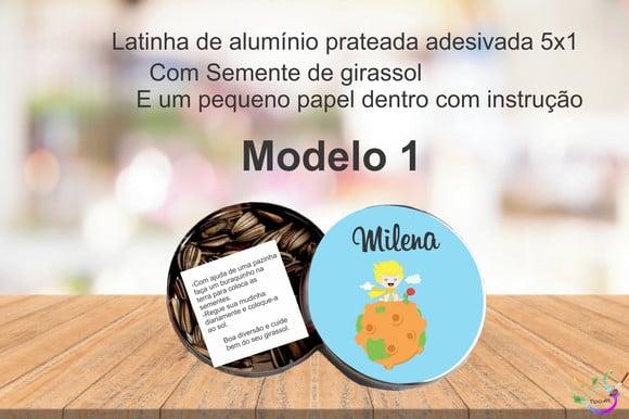 Latinha Semente Girassol-pequeno Príncipe