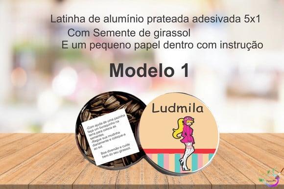 Latinha Semente Girassol-penelope Charmosa