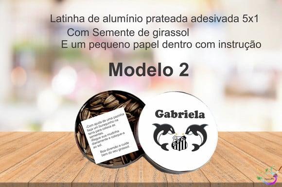 Latinha Semente Girassol-peixe
