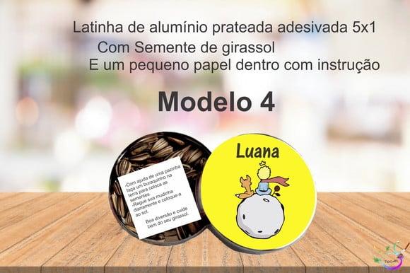 Latinha Semente Girassol-pequeno Príncipe