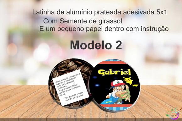 Latinha Semente Girassol-pokemon