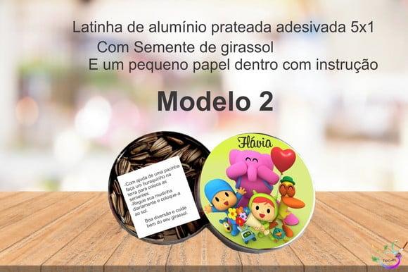 Latinha Semente Girassol-pocoyo