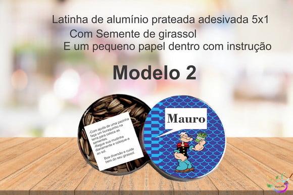 Latinha Semente Girassol-popai