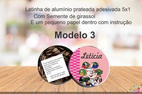 Latinha Semente Girassol-popai