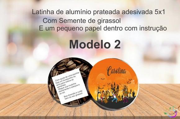 Latinha Semente Girassol-scooby Doo