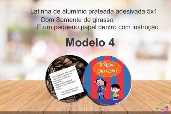 Latinha Semente Girassol-show da Luna