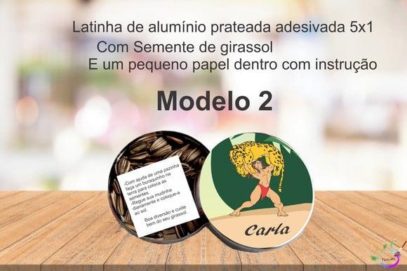 Latinha Semente Girassol-tarzan