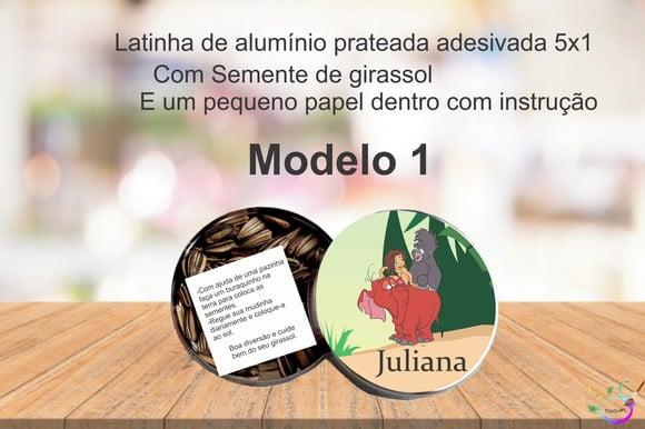 Latinha Semente Girassol-tarzan