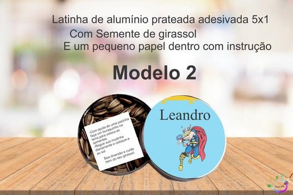 Latinha Semente Girassol-thor