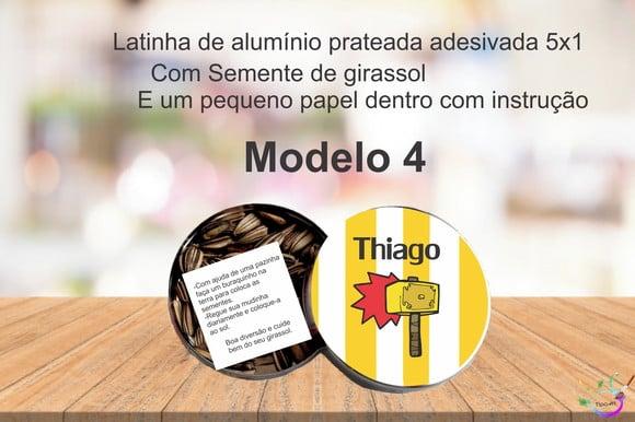 Latinha Semente Girassol-thor