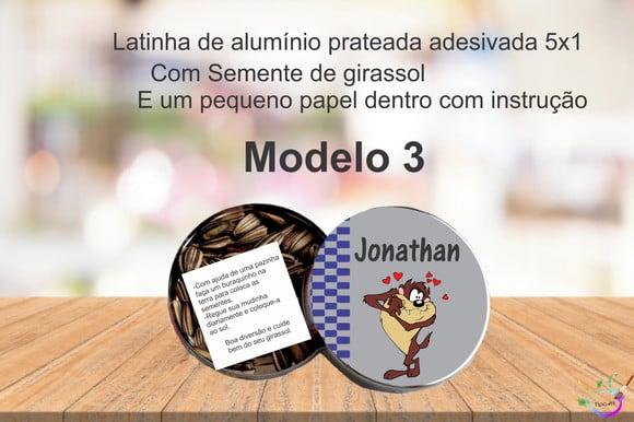 Latinha Semente Girassol-taz Mania