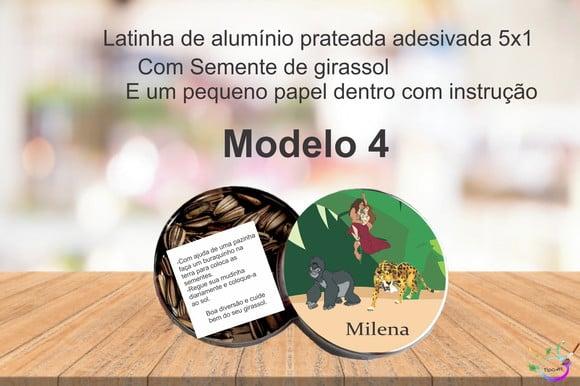 Latinha Semente Girassol-tarzan