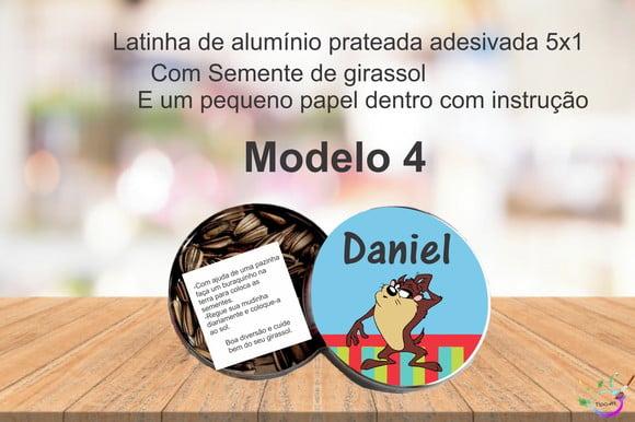 Latinha Semente Girassol-taz Mania