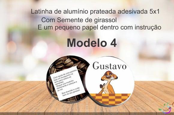 Latinha Semente Girassol-timão