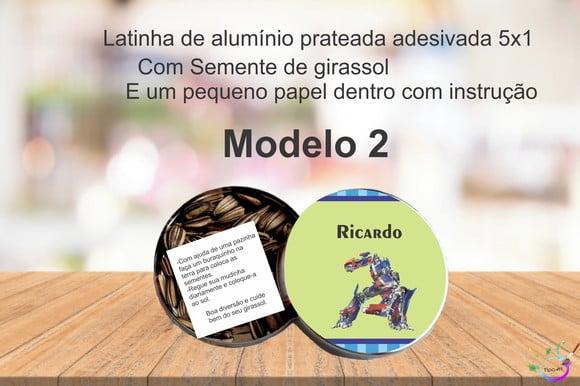 Latinha Semente Girassol-transformers