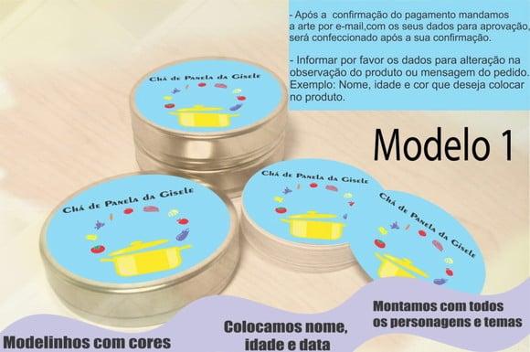 Latinhas - Chá de Cozinha/panela
