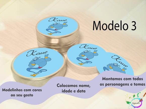 Latinhas - Genio da Lampada