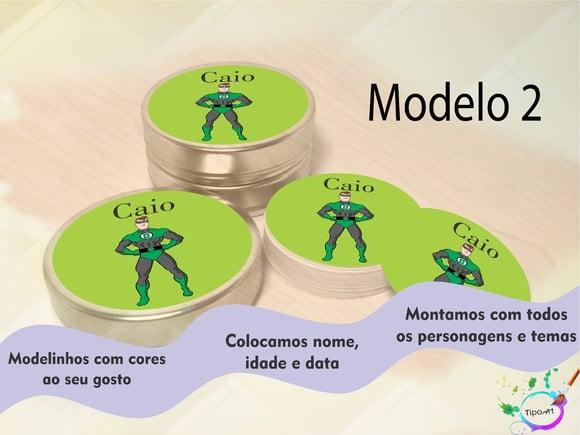 Latinhas - Lanterna Verde