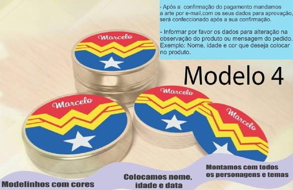 Latinhas - Simbolo Mulher Maravilha