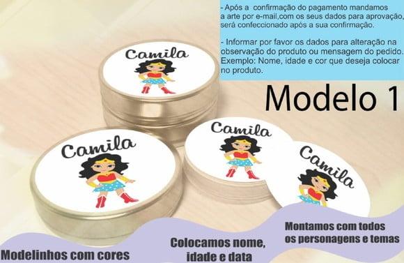 Latinhas - Simbolo Mulher Maravilha