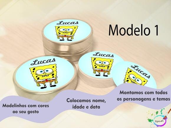 Latinhas -bob Esponja