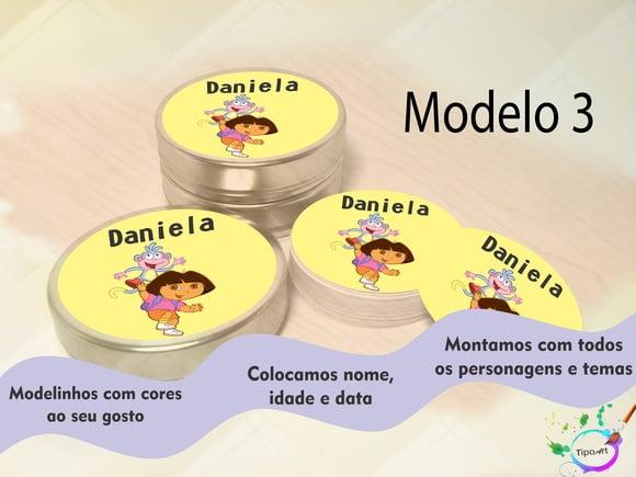Latinhas -dora Aventureira