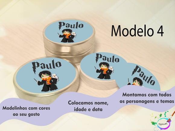 Latinhas -harry Potter-modelo 2