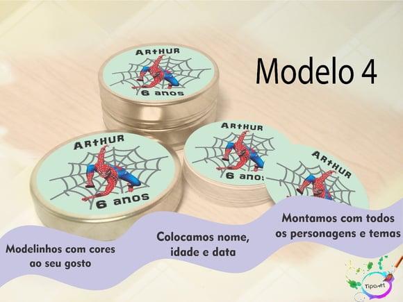 Latinhas -homem Aranha