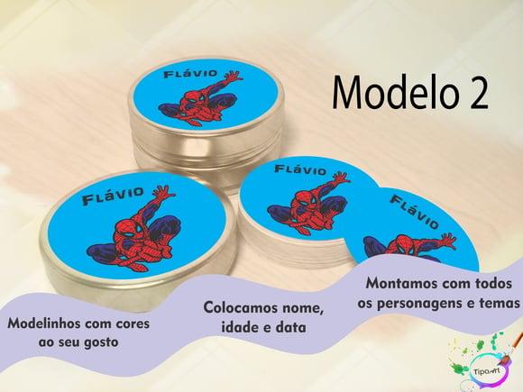 Latinhas -homem Aranha