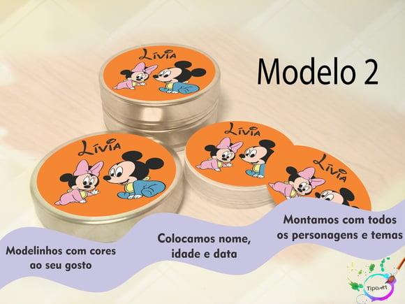 Latinhas -mickey Baby