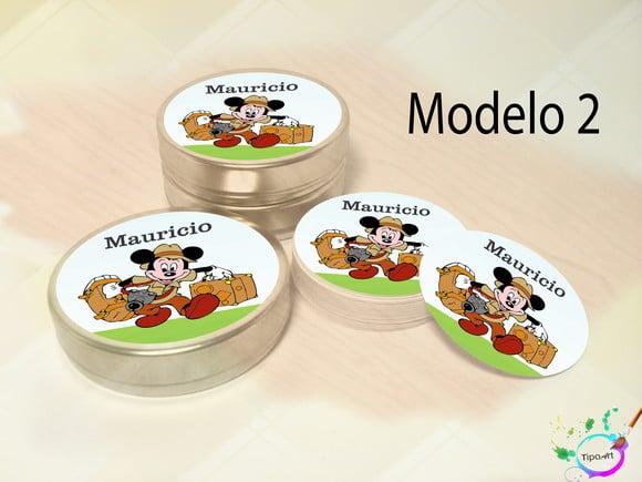 Latinhas -mickey Safari